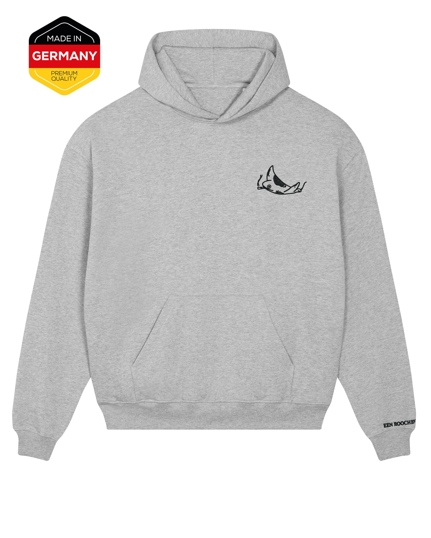 EEN ROOCHEN Hoodie schwarzer Rochen