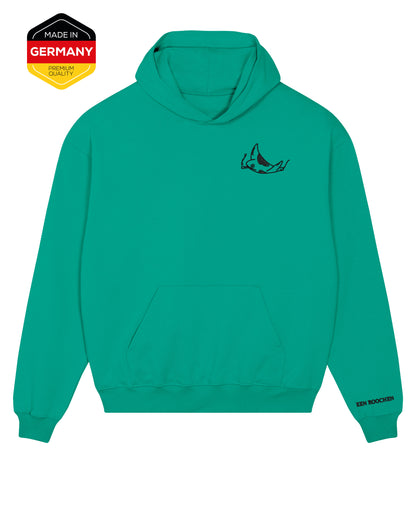 EEN ROOCHEN Hoodie schwarzer Rochen