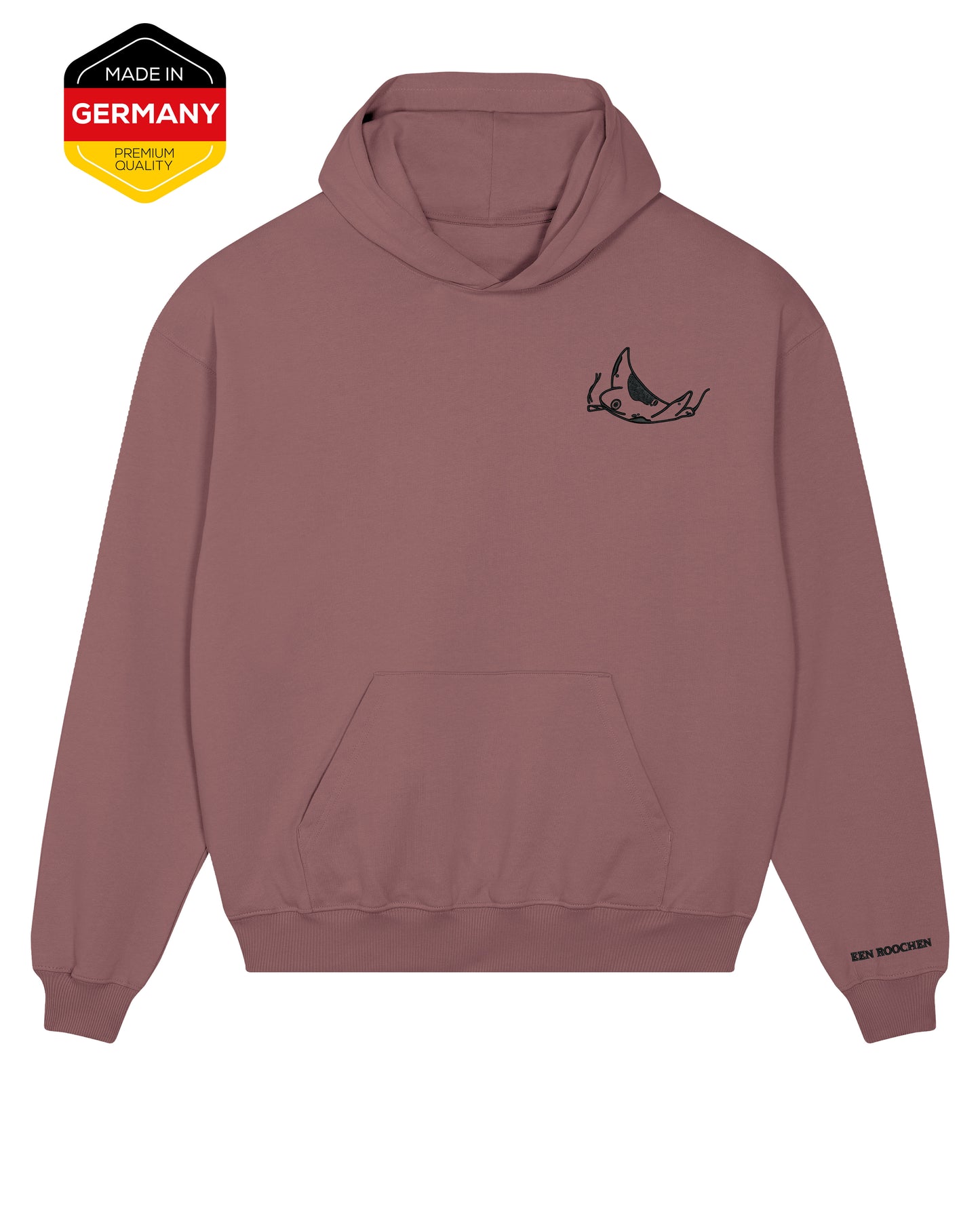 EEN ROOCHEN Hoodie schwarzer Rochen